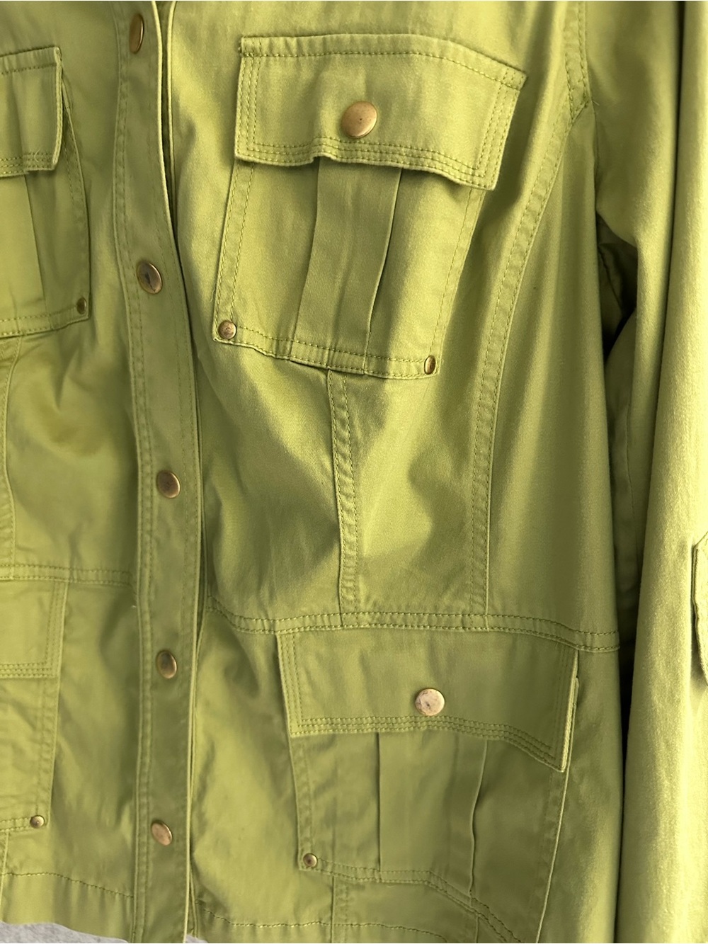 Jones New York Lime Utility Jacket - Picture 8 of 10